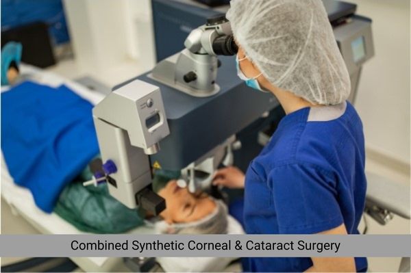 Synthetic Corneal Transplant Surgery for Cataract Patients
