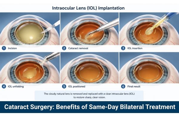 Cataract Surgery Benefits Same Day Bilateral Treatment