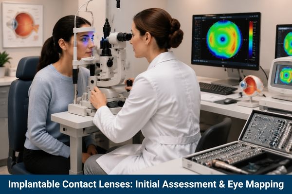 Contact Lenses Initial Assessment Eye Mapping