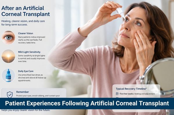 Patient Experiences Following Artificial Corneal Transplant