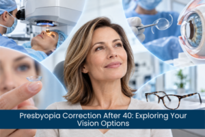 Presbyopia Correction Options After 40: Comparing Laser, Lens and Contact Lens Solutions